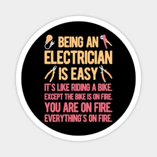 Funny Electrician Magnet